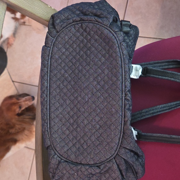 Vera Bradley Quilted Tote in Denim Blue - Picture 3 of 3